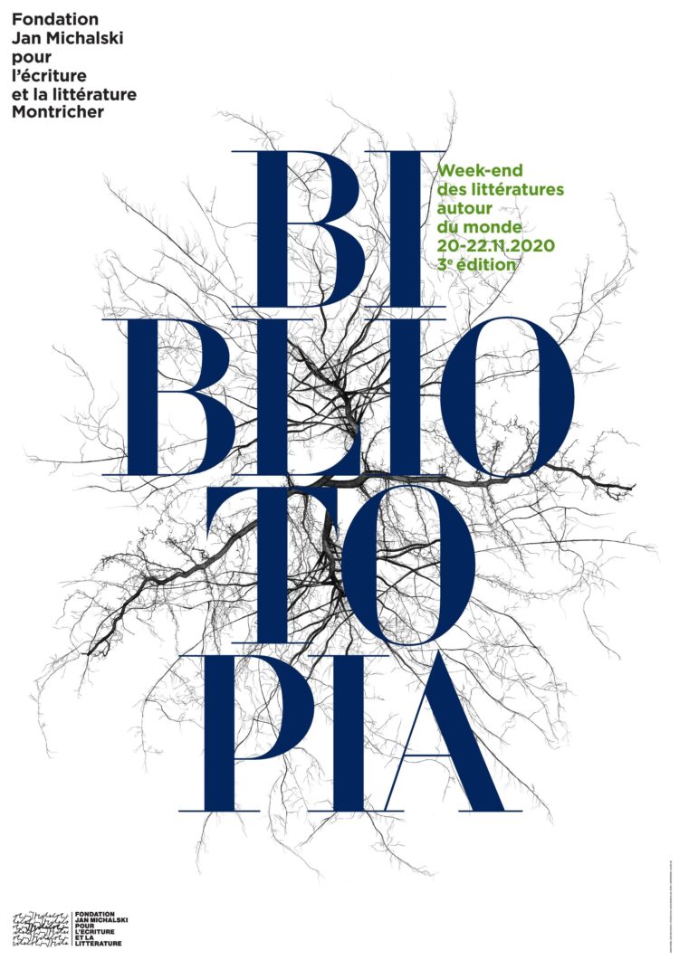 Affiche du festival Bibliotopia 2020
